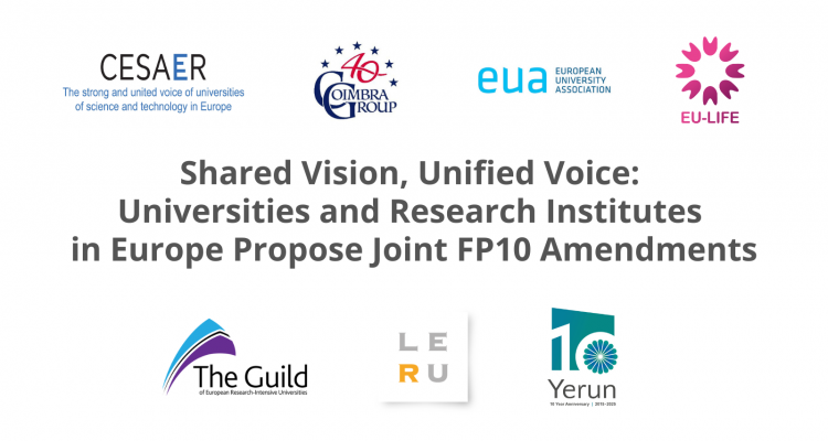 Shared vision, unified voice: universities and research institutes in Europe propose joint FP10 amendments