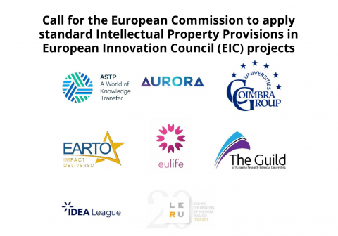 Call for the European Commission to apply standard Intellectual Property Provisions in European Innovation Council (EIC) projects