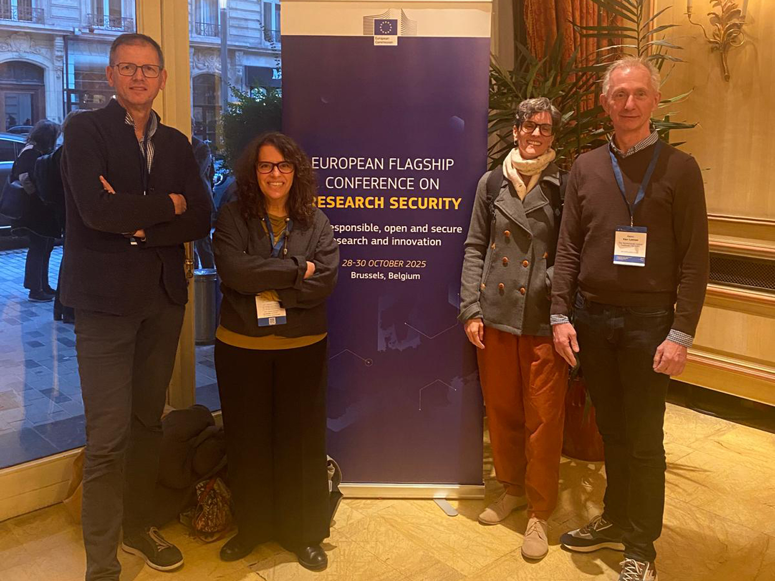 Members of the EU-LIFE team at the conference