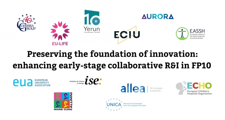Signatories of the joint statement "Preserving the foundation of innovation: enhancing early-stage collaborative R&I in FP10"