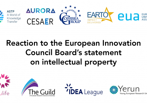 Joint reaction to the European Innovation Council Board’s statement on intellectual property